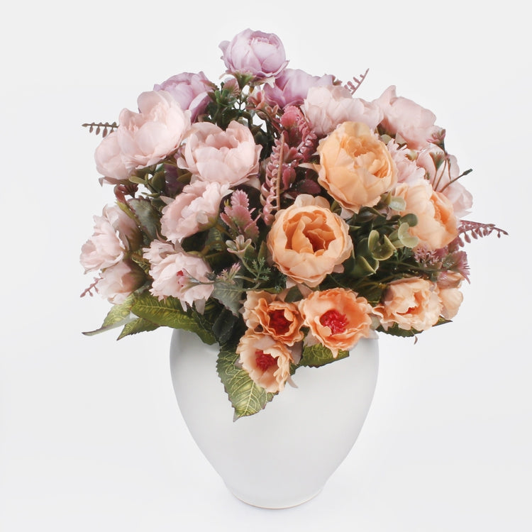 Camellia x 5 tekokukkakimppu satunnainen väri 1 - Tekokukat.fi