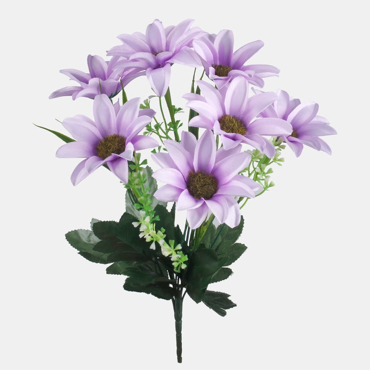 Liila gerbera tekokukkakimppu 37 cm - Tekokukat