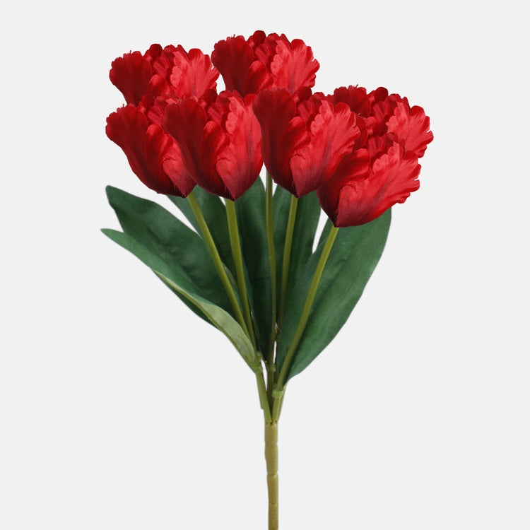 Tulppaani x 7 tekokukkakimppu satunnainen väri - Tekokukat.fi