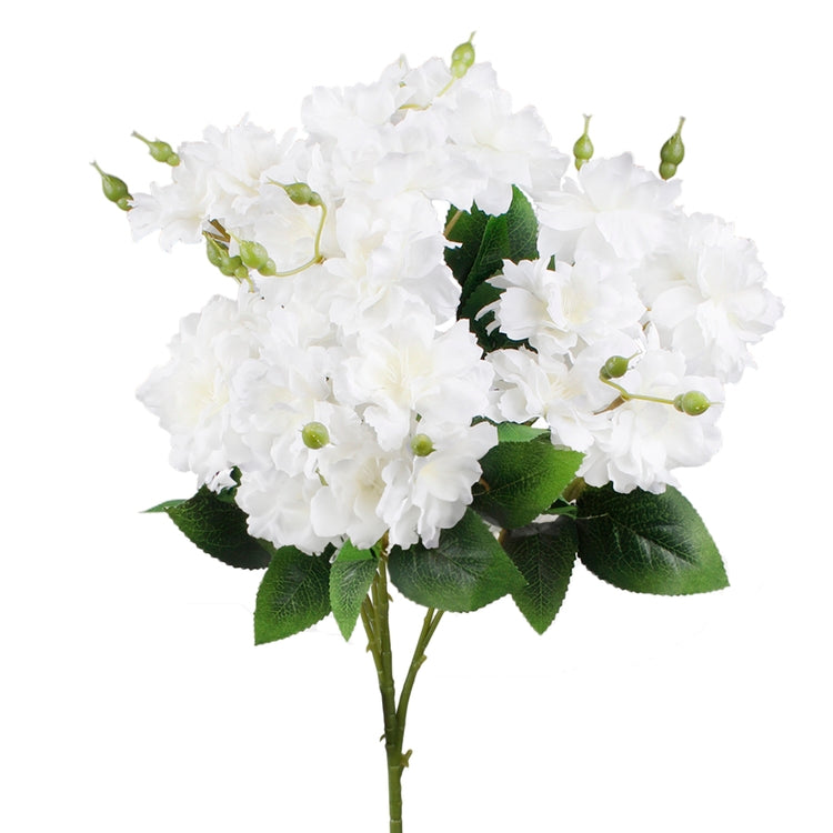 Weiße Azaleen-Kunstblume 76 cm
