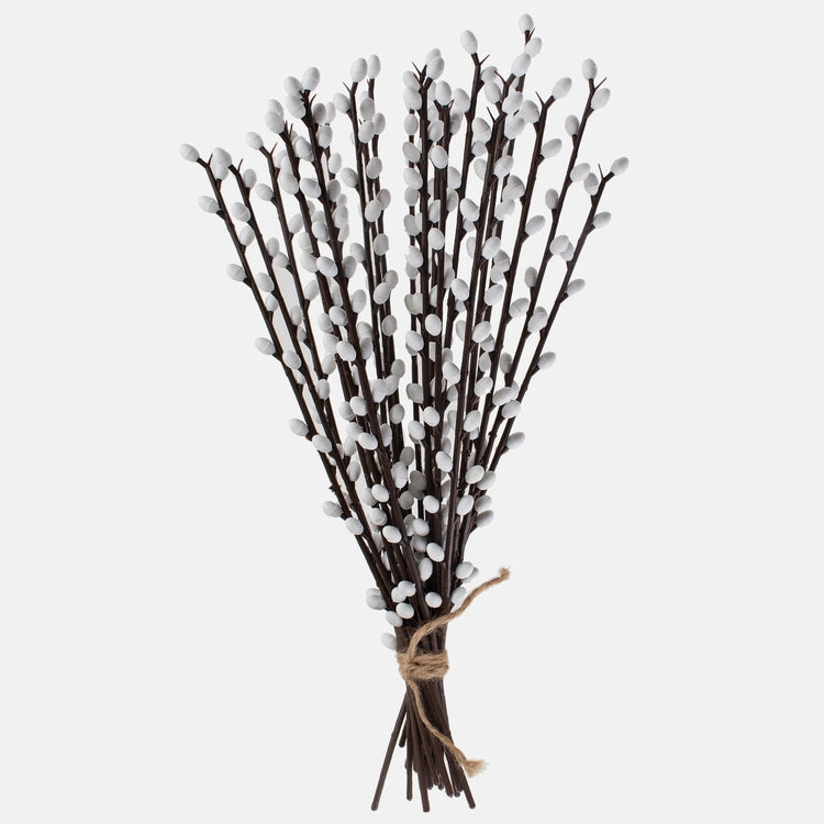 Pajun iso oksa kissoilla ilman lehtiä x 24 kpl tekokukka - Tekokukat.fi