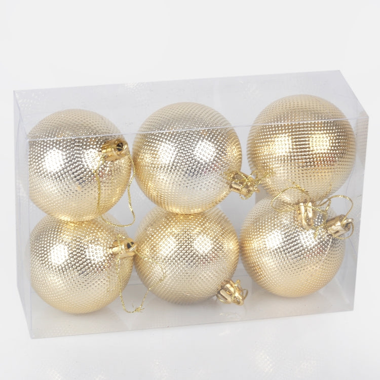 Joulukoristeita x 6 kpl Kulta - Tekokukat.fi