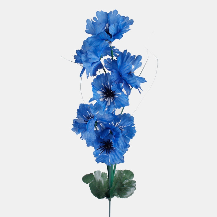 Blaue Kornblume Kunstblume 40 cm