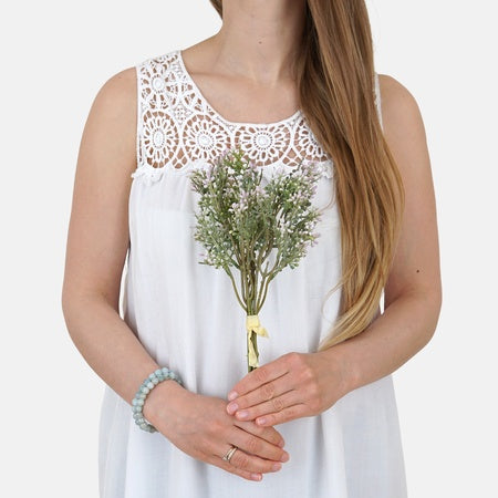 Gypsophila x 6 tekokukkakimppu vaalea lila