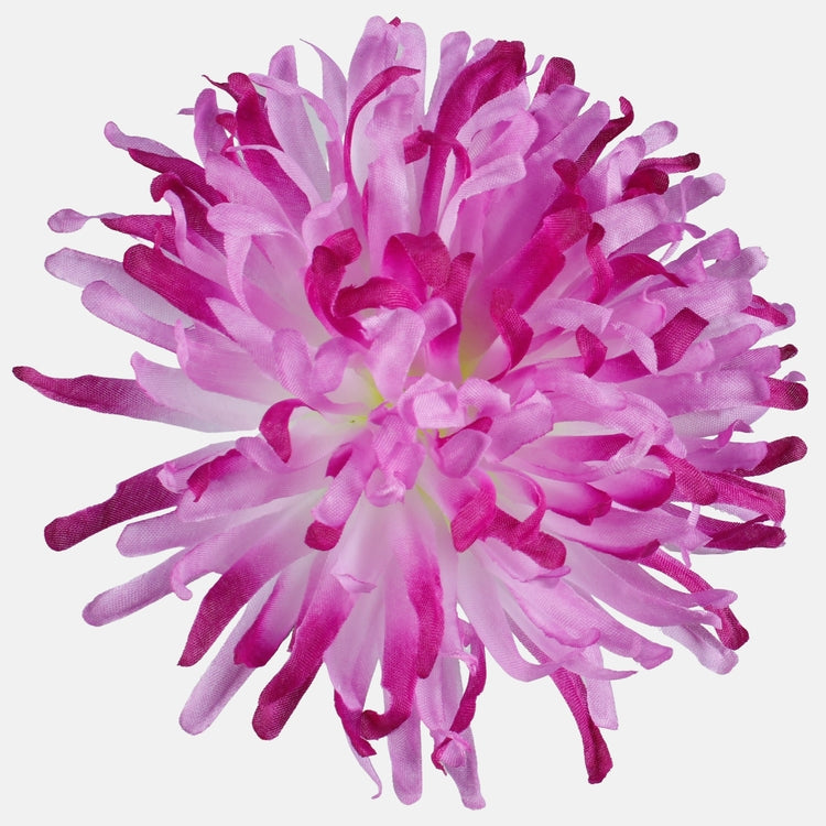 Chrysantheme Kunstblumenkopf lila-cremefarben Ø13 cm