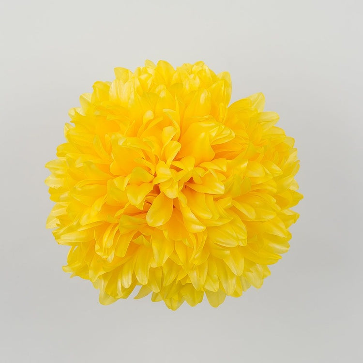 Krysanteemin pää Keltainen - Tekokukat.fi