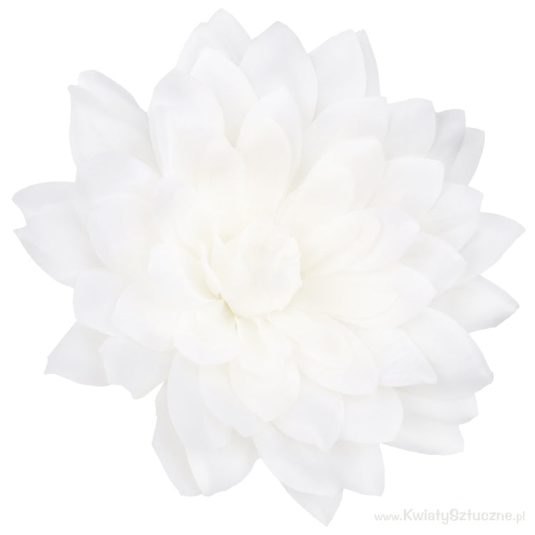 Satin Dahlia XL Puhdas valkoinen - Tekokukat.fi