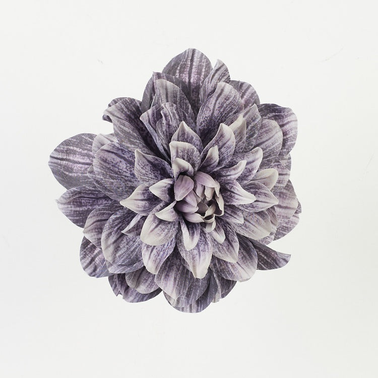 Dahlia pää Harmaa/violetti - Tekokukat.fi
