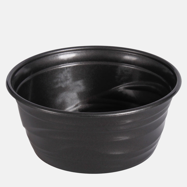 Muovinen kasvikulho 21 cm Grafiitti - Tekokukat.fi