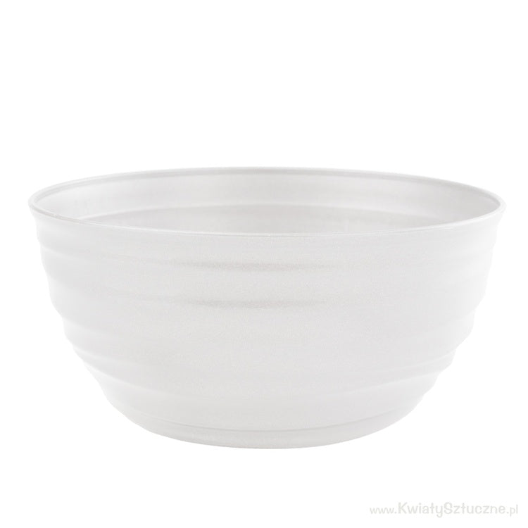 Kulhokukkaruukku 18 cm SONIA Valkoinen - Tekokukat.fi