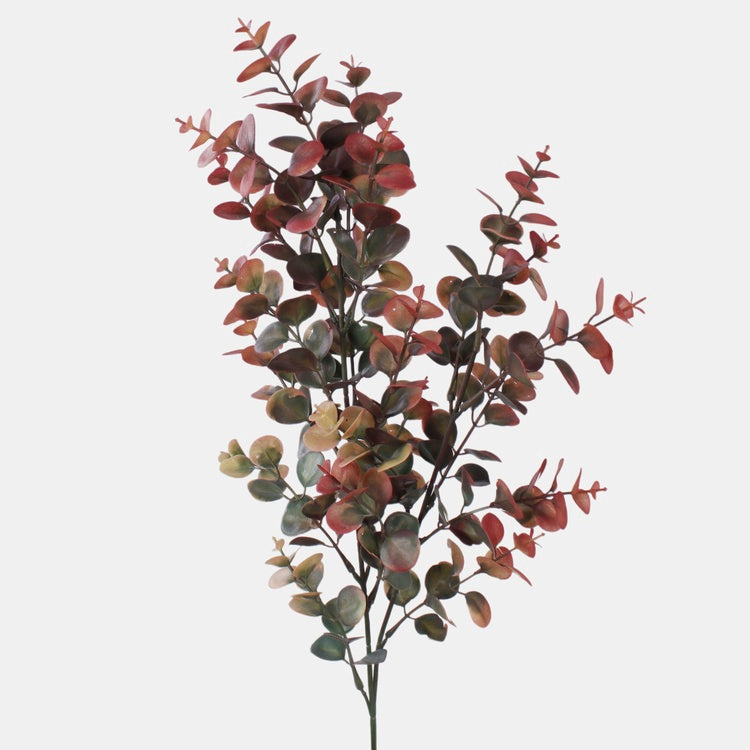 Eukalyptus dk. vihreä/burgundi - Tekokukat.fi