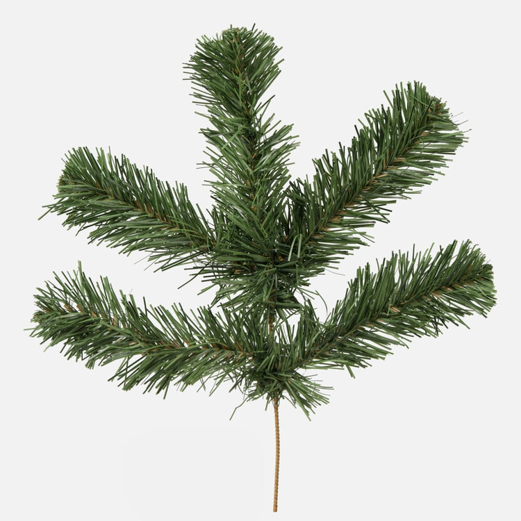 Künstliche Kiefernzweig, grün, 42 cm – Tekokukat