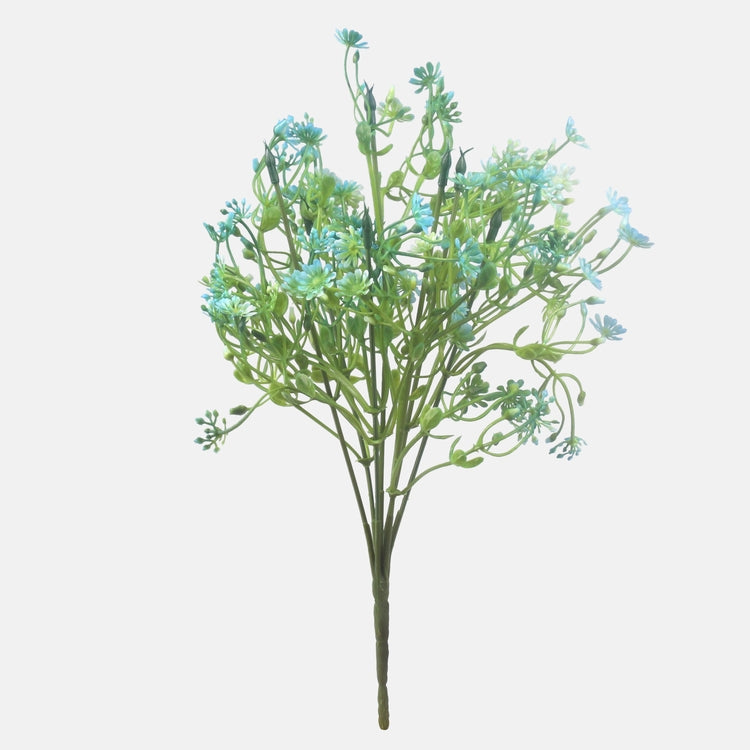 Blauer Schleierkraut-Kunststrauß 35 cm