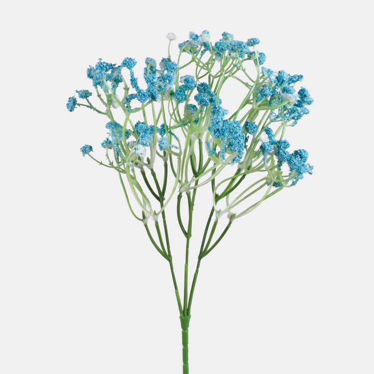 Blauer Schleierkraut Kunstblumen-Zweig 65 cm