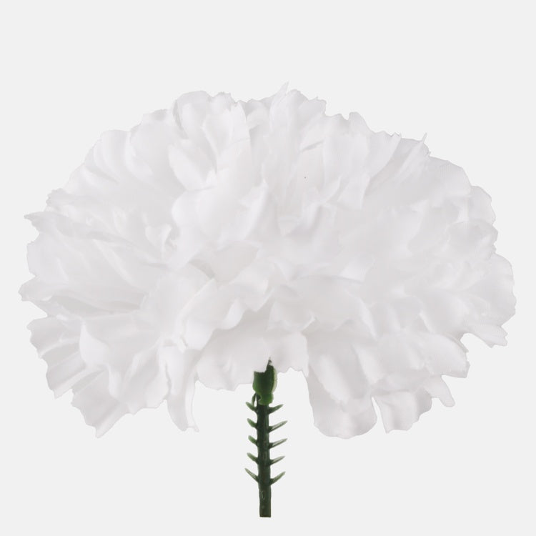 Neilikka huipulla Valkoinen - Tekokukat.fi