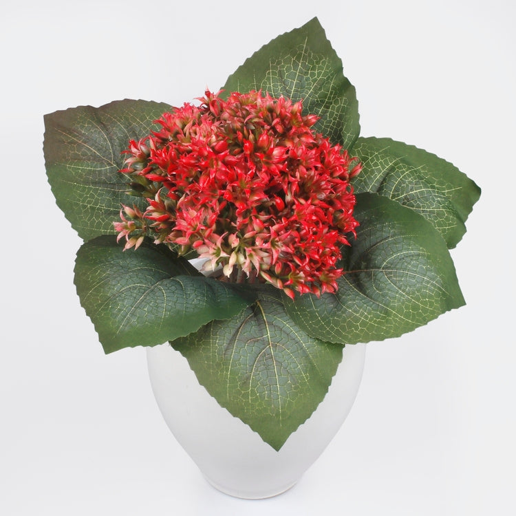 Hortensia tekokukkakimppu punainen