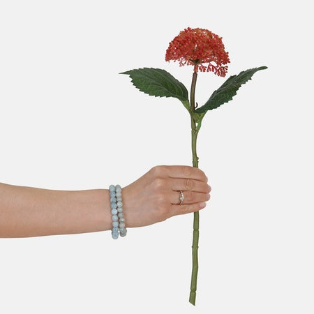 Hortensia tekokukka valkoinen/vaaleanvihreä