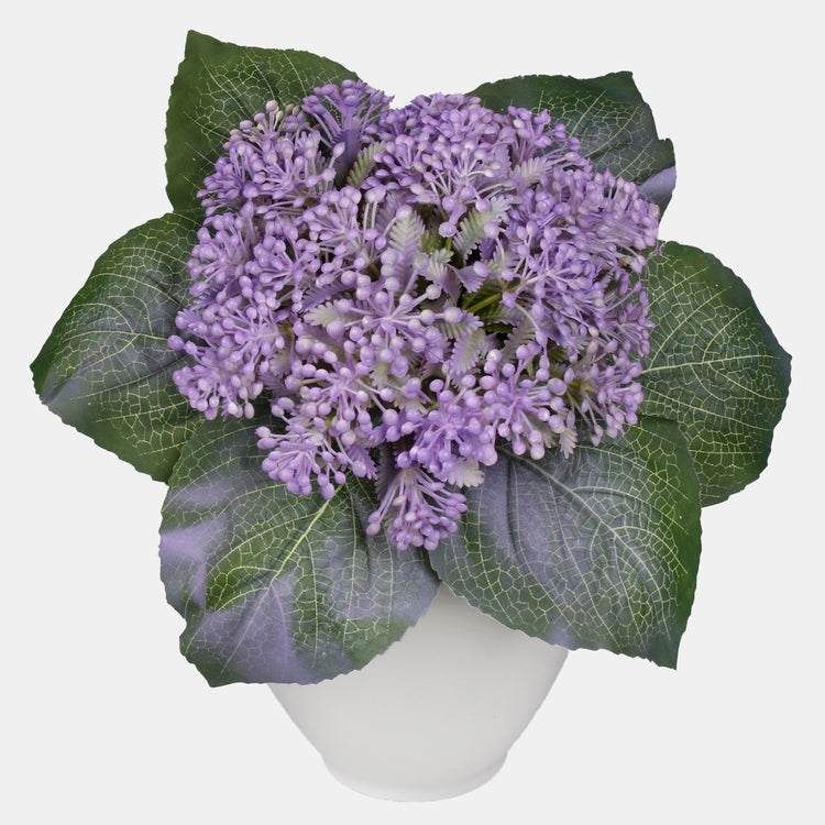 Hortensia tekokukkakimppu liila