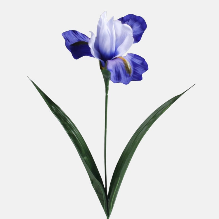 Blaue Iris Kunstblume 60 cm