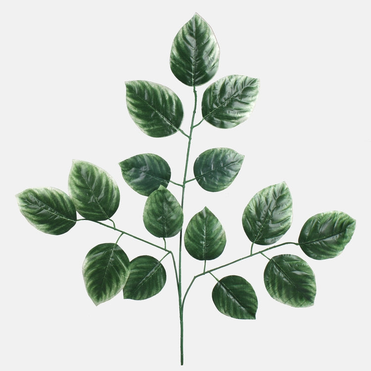 Lehmus Vihreä/kermanvärinen reuna - Tekokukat.fi