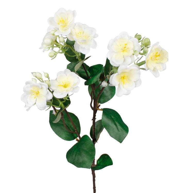 Jasmiini tekokukka vaaleankeltainen - Tekokukat.fi