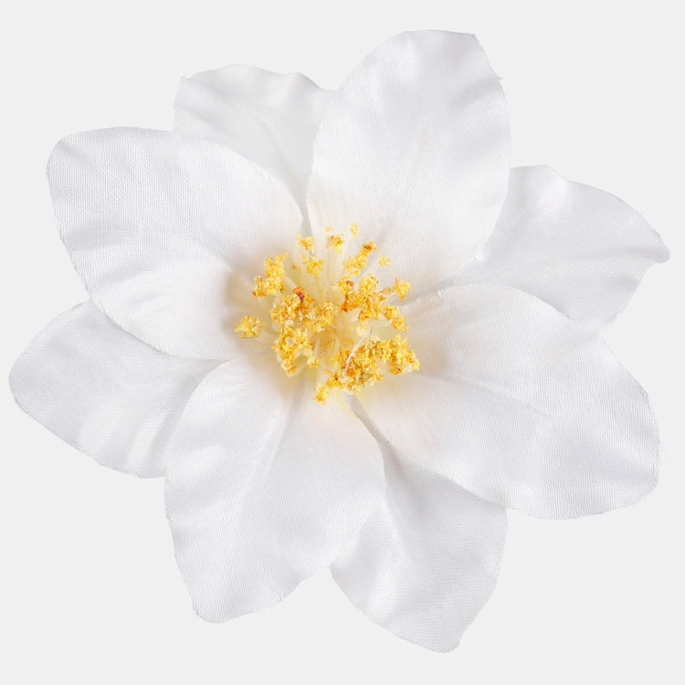 Elämänlanka Kermanvärinen/keltainen keskus - Tekokukat.fi