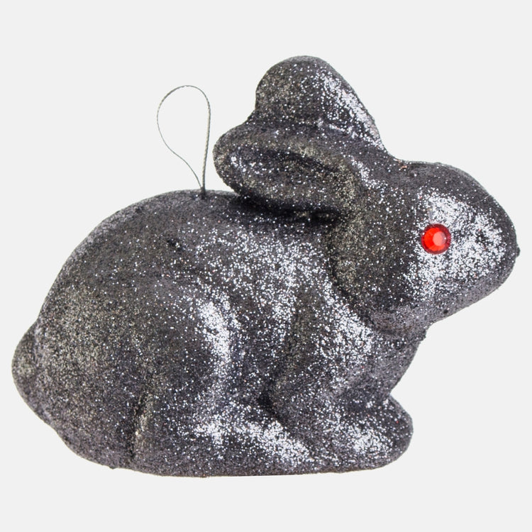 Glitter pupu x 2 kpl Harmaa - Tekokukat.fi