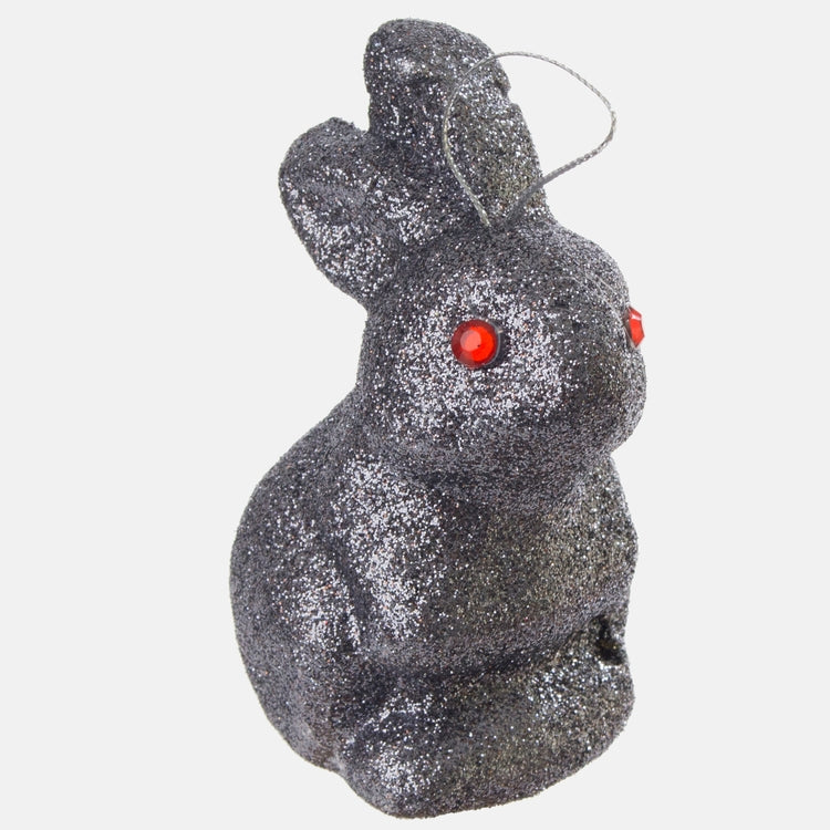 Glitter pupu x 4 kpl Harmaa - Tekokukat.fi