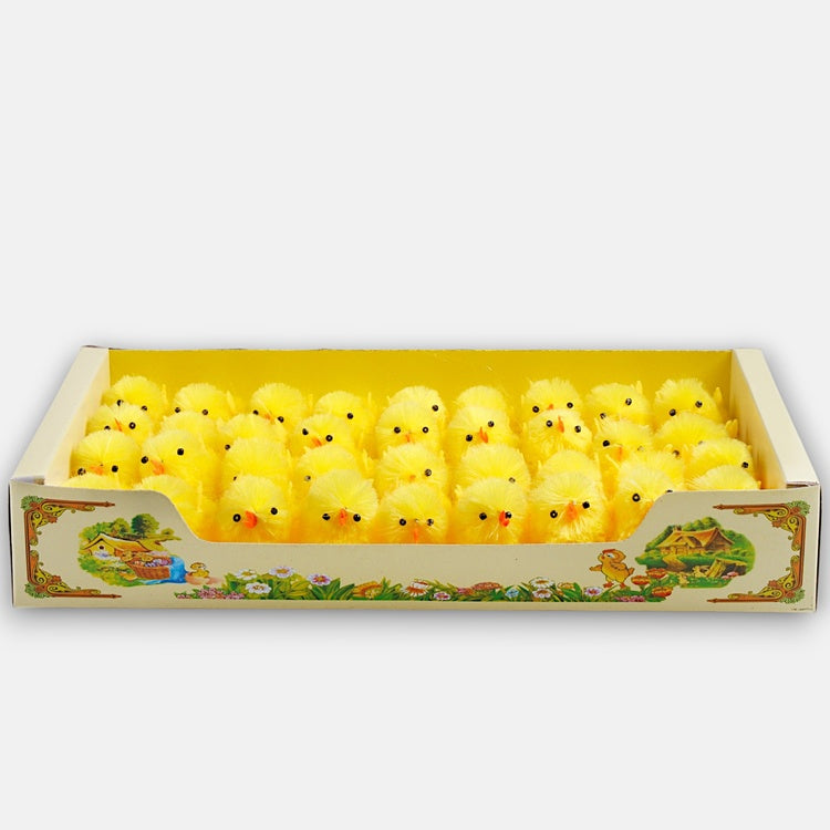 Pääsiäiskana x 36 kpl Keltainen - Tekokukat.fi