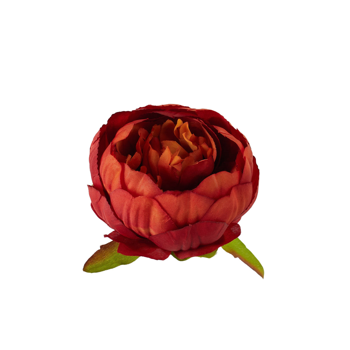 Liekki tekopionin kukkapää, 8 cm