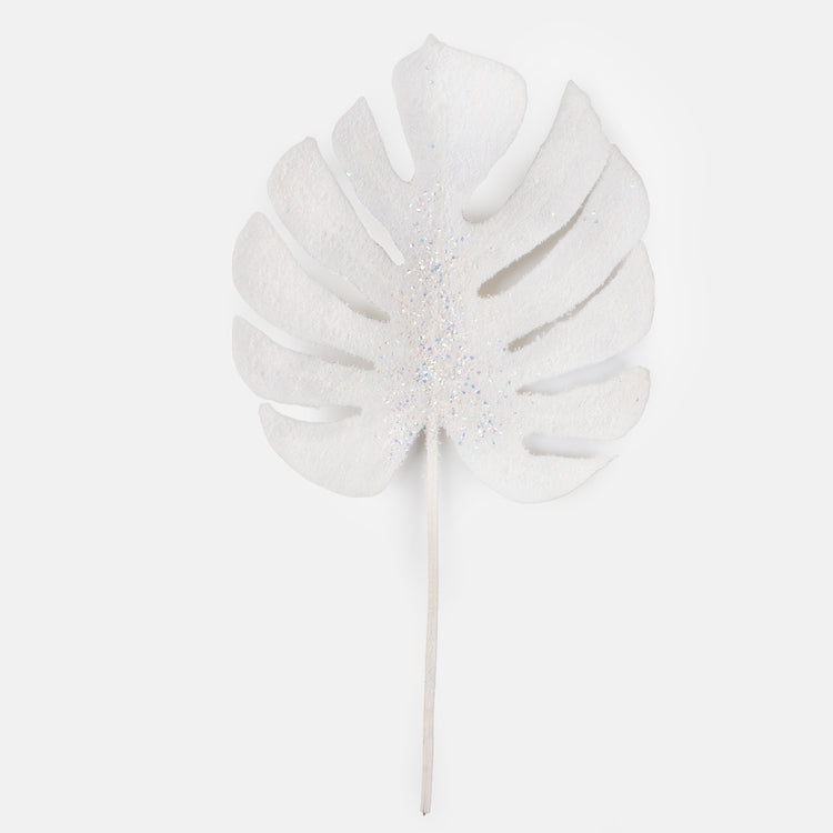 Lumen peittämä monsteranlehti valkoinen - Tekokukat.fi