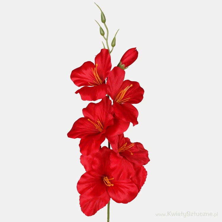 Gladiolus satiini tekokukka punainen - Tekokukat.fi