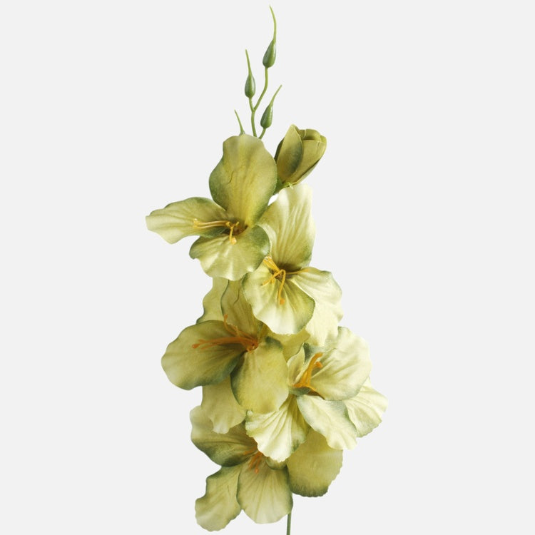 Gladiolus satiini tekokukka t.t. vihreä - Tekokukat.fi