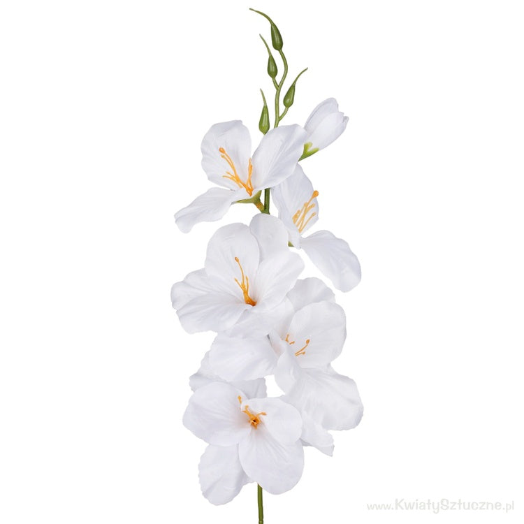 Gladiolus satiini tekokukka puhdas valkoinen - Tekokukat.fi