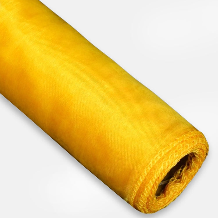 Organza 40 cm/9 yd Dk. Keltainen - Tekokukat.fi