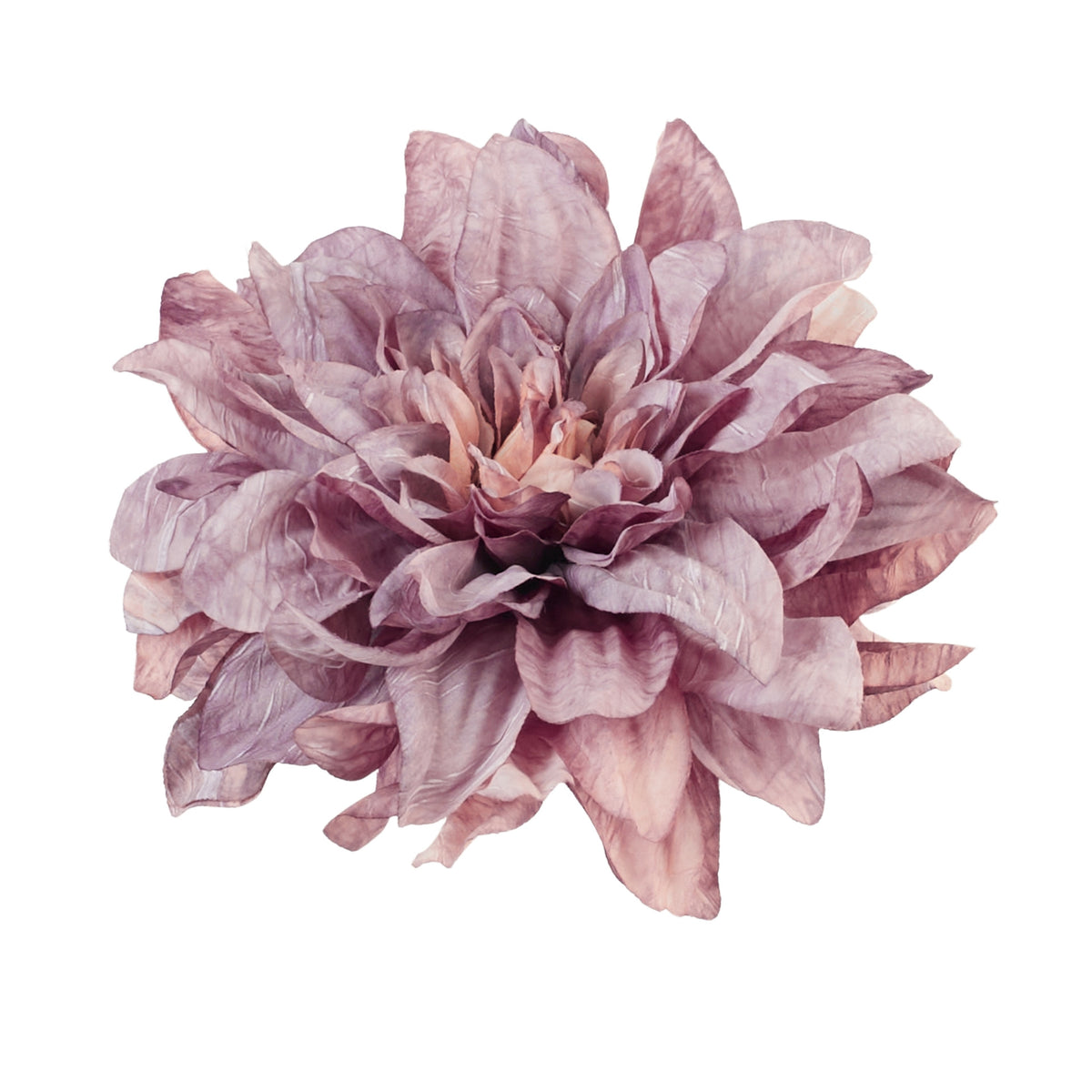 Pastelli violetti tekodaalian kukkapää, 14 cm