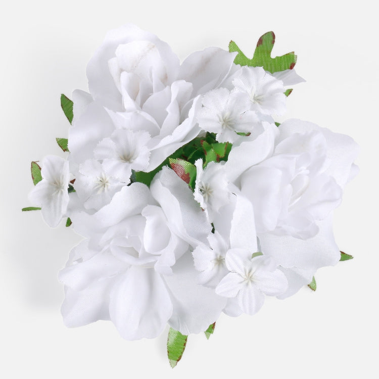 Ruusu 1" Valkoinen - Tekokukat.fi