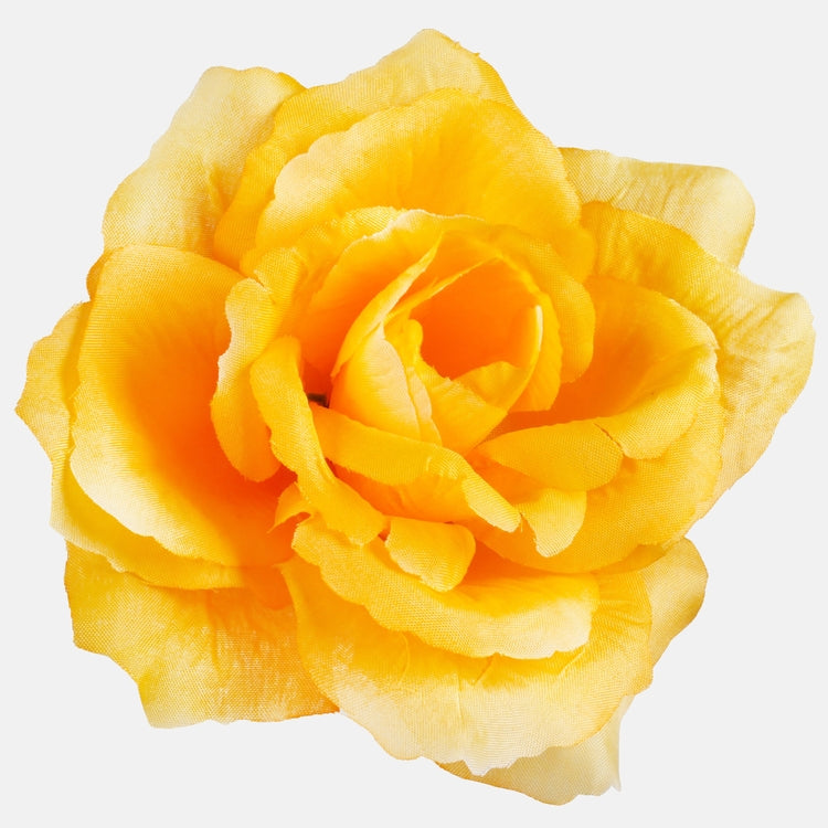 Ranskalainen ruusu Keltainen - Tekokukat.fi