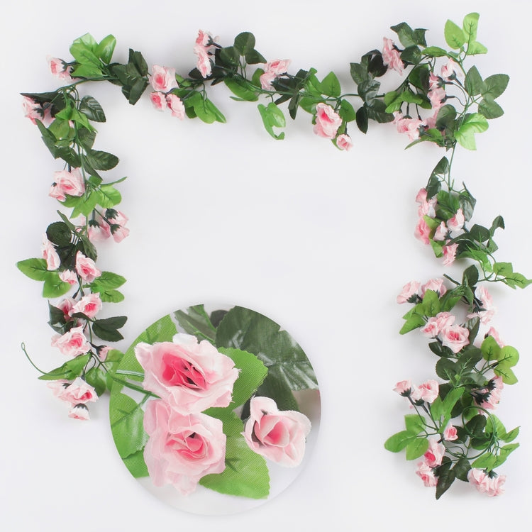 Rosa Rose Kunstgirlande 220 cm – Tekokukat