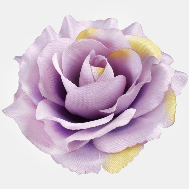 Ruusu Lila/vihreä reuna - Tekokukat.fi