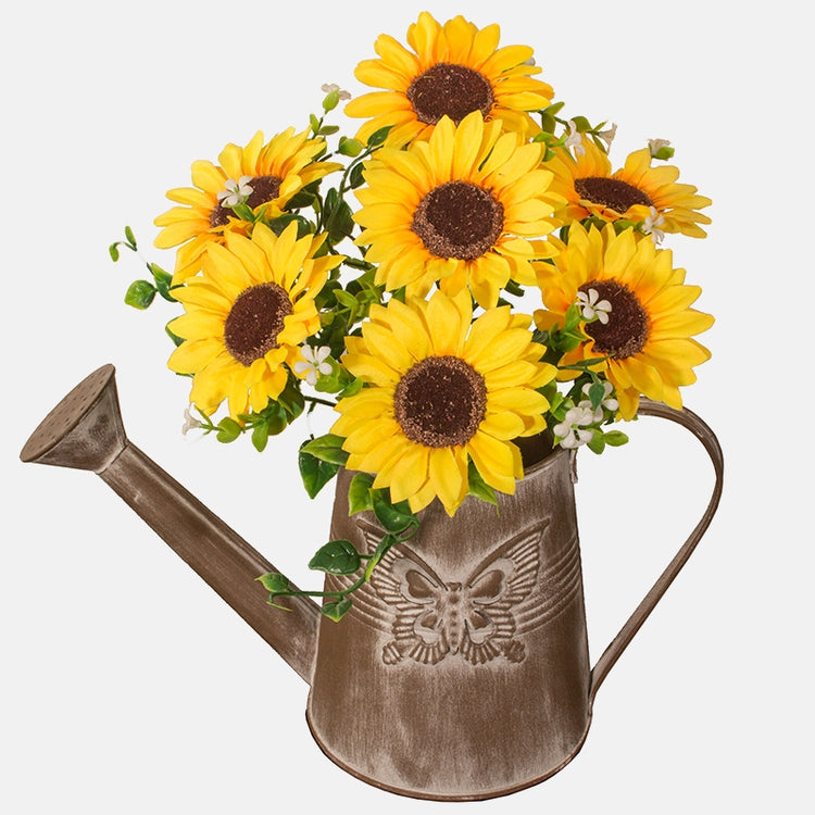 Auringonkukka x 7 Keltainen - Tekokukat.fi