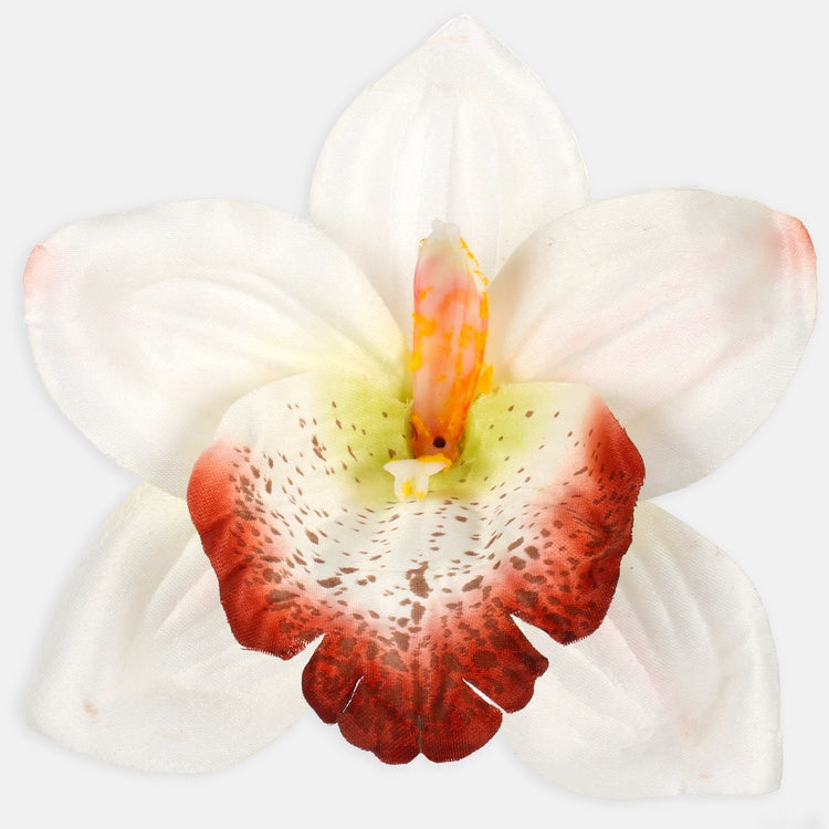 Satiini orkidea Kerma/ruskea - Tekokukat.fi