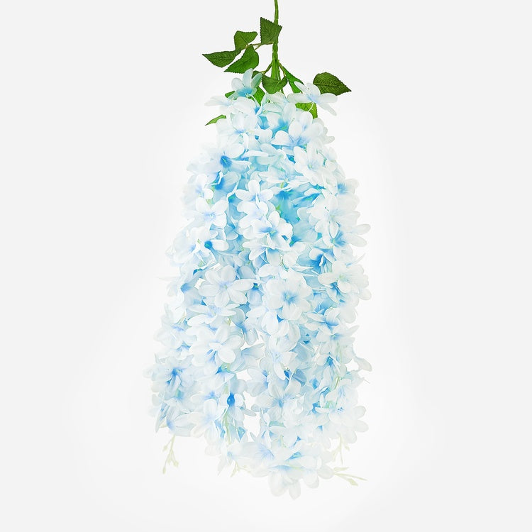 Riippuva orkidea x 5 tekokukka vaaleansininen - Tekokukat.fi