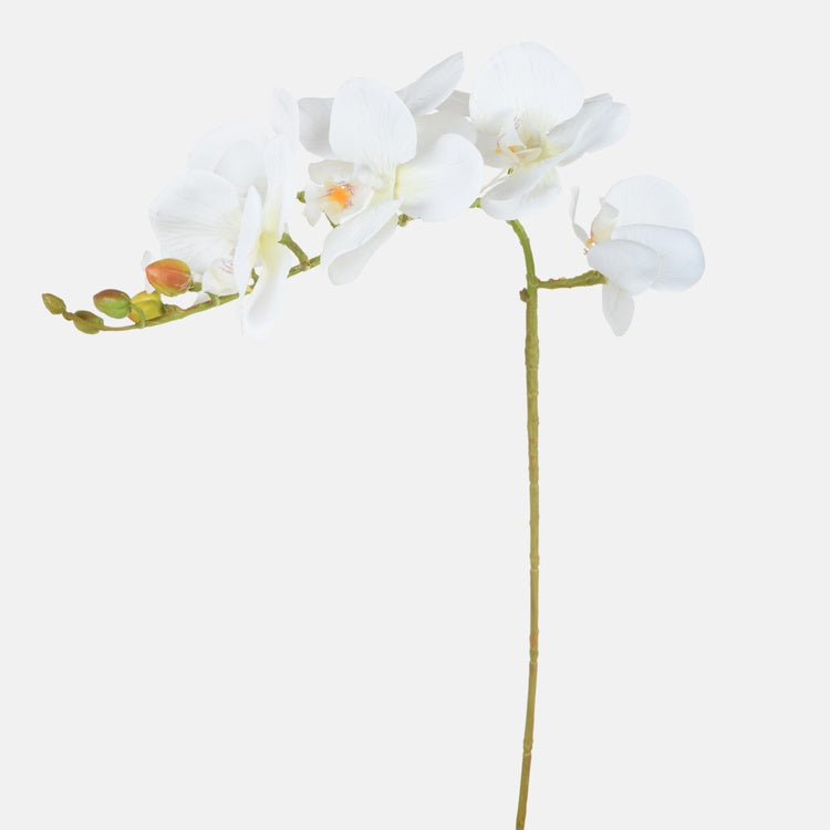 Weiße Orchidee Kunstblume 79 cm