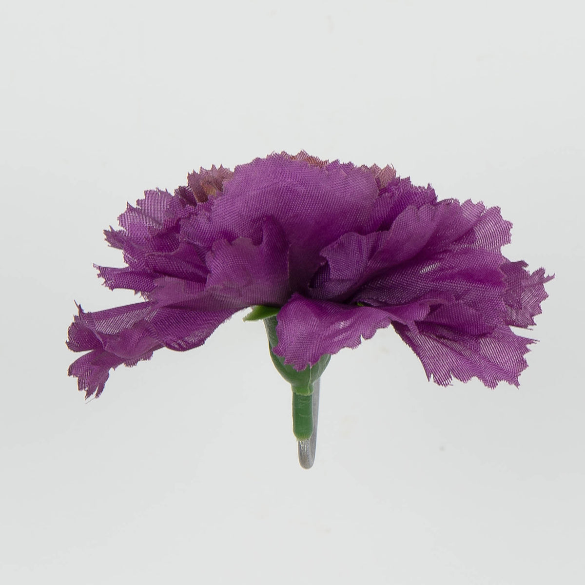 Syksyinen tumma violetti tekoneilikan kukkapää, 6 cm, 12 kpl