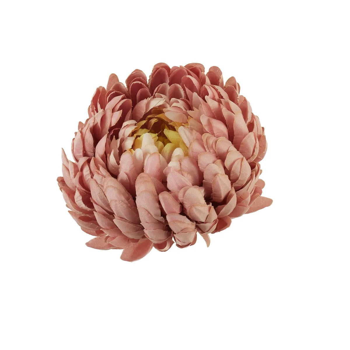 Syksyinen vaaleanpunainen tekokrysanteemin kukkapää, 14 cm