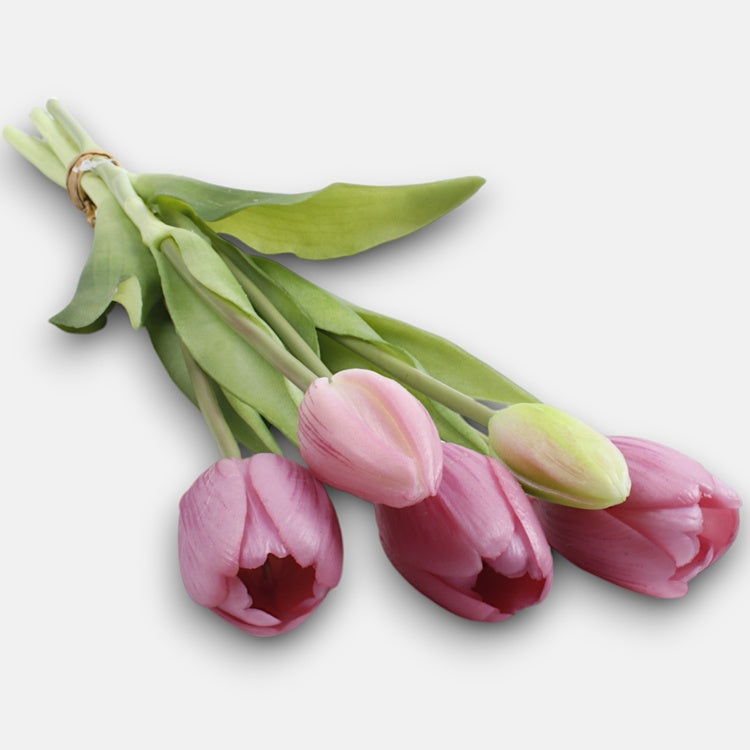 Rosa Tulpe Kunstblumenstrauß 38 cm