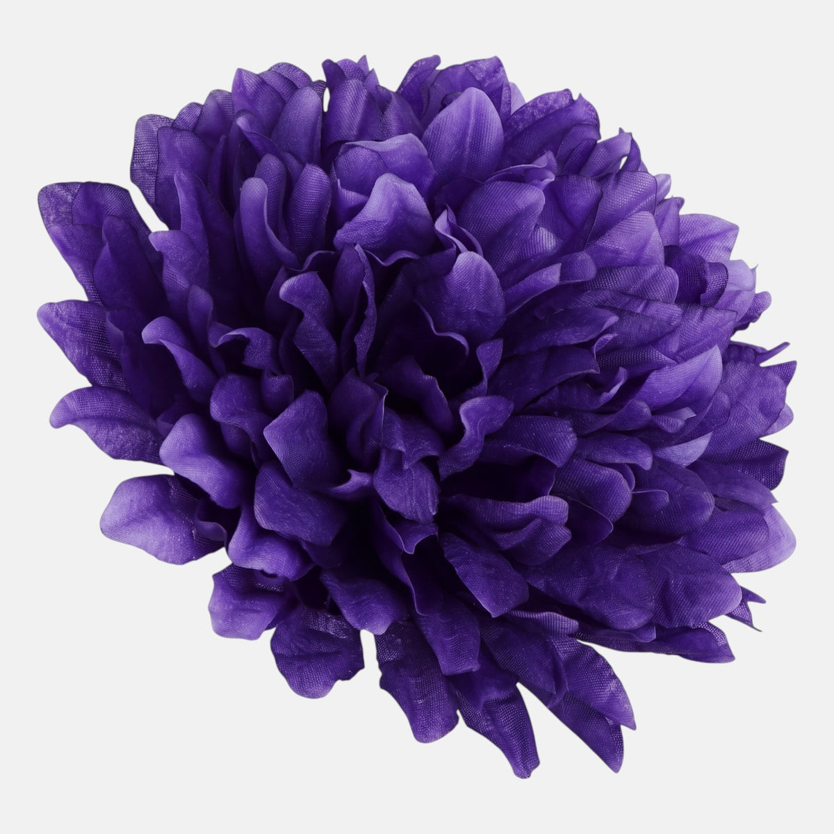 Tumma violetti tekokrysanteemin kukkapää, 15 cm