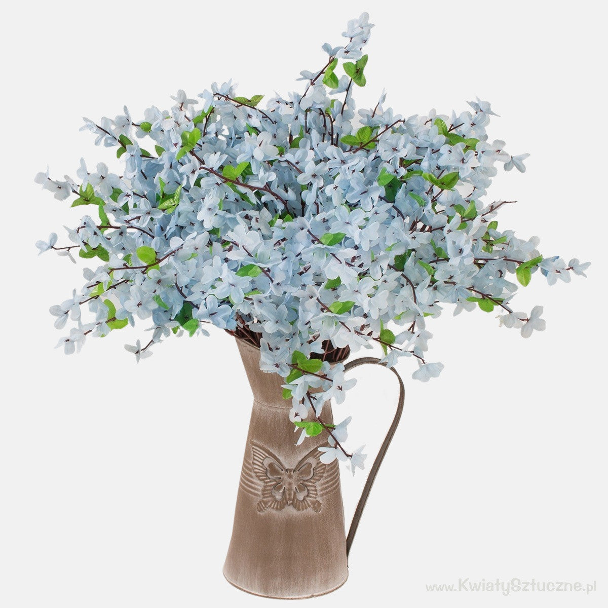 Vaalea sininen onnenpensas – tekokukka, 52 cm