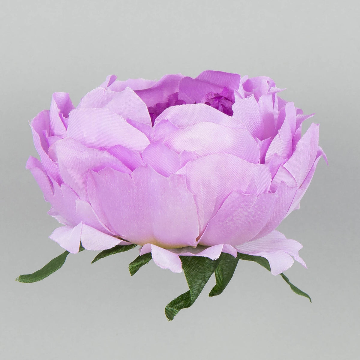 Vaalea violetti tekopionin kukkapää, 7.5 cm